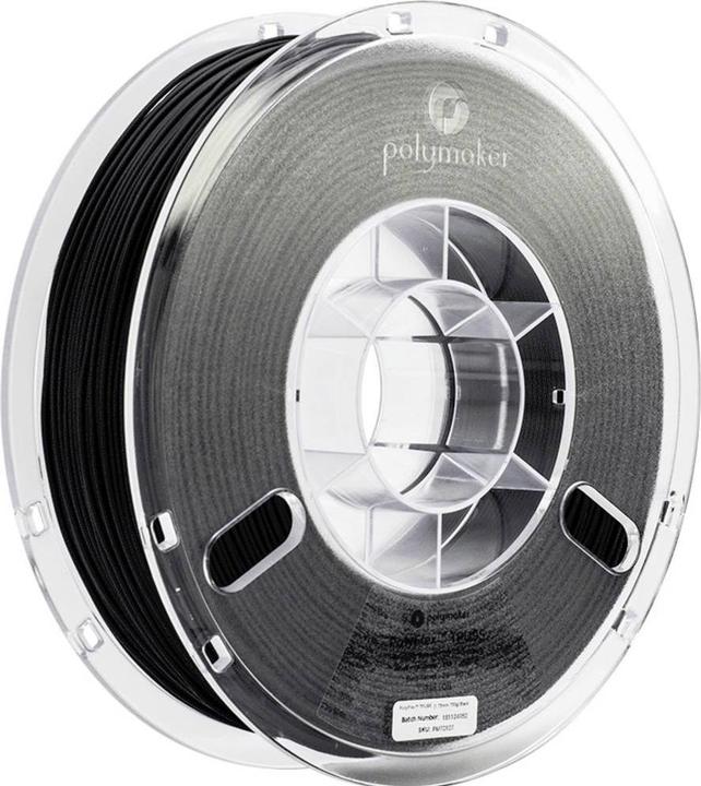Actual product image Polymaker PolyFlex TPU95 V2 - Black - 1.75mm (TPU, 1.75 mm, 750 g, Black)