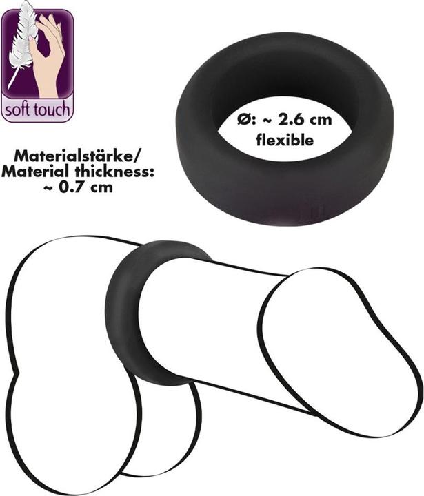 Image du produit Black Velvets Anneau pénien large (2.60 cm)