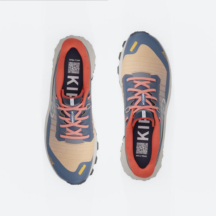 Actual product image Kiprun Trailrunningschuhe Herren - MT Cushion 2 blau/gelb (47)