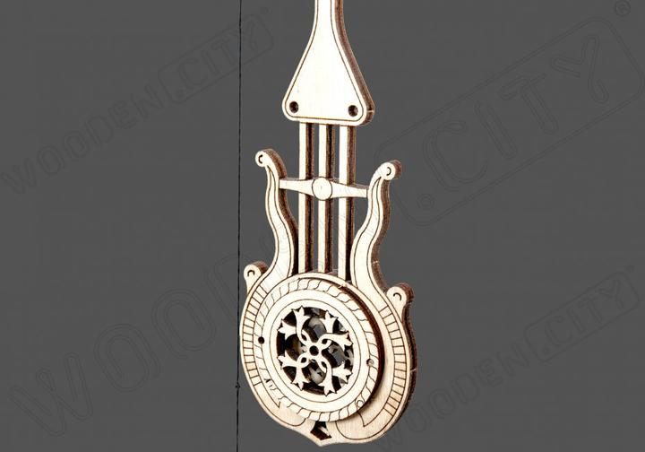 Produktbild WoodenCity Königliche Wand-Pendeluhr