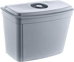 Produktbild keeeper Küchenabfalleimer "milan", zum Einhängen, 4 Liter Farbe: nordic-grey, mit Deckel, Material: PP (4 l)