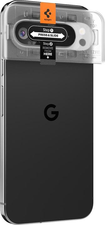 Actual product image Spigen EZ Fit Tempered Glass Camera Protector Google Pixel 9 Pro 2-Pack (2 Piece, Google Pixel 9 Pro)