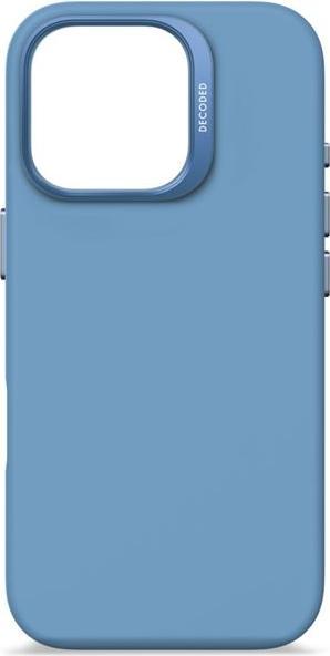 Produktbild Decoded AntiMicrobial Silicone Backcover with MagSafe for iPhone 16 Pro - Blue (Apple iPhone 16 Pro)