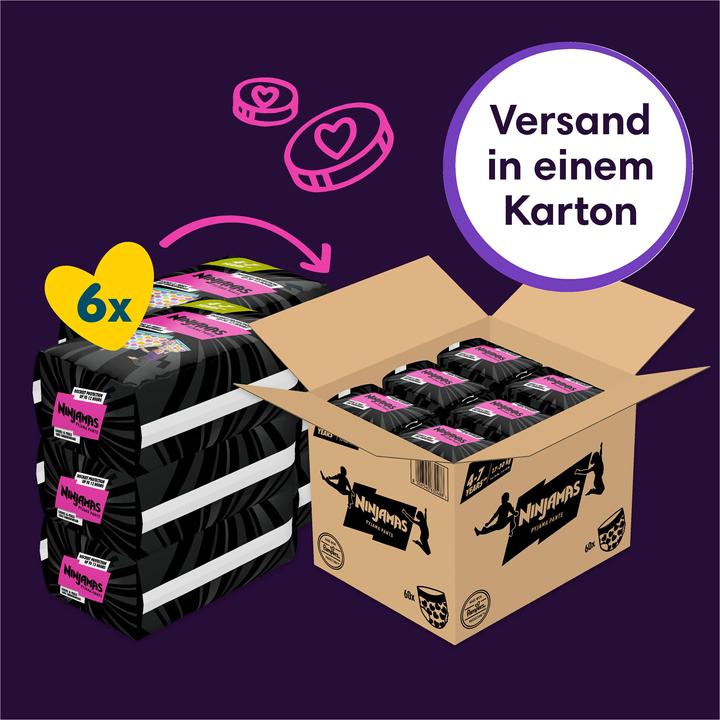 Produktbild Pampers Ninjamas (Gr. M, Monatsbox, 60 Stück)