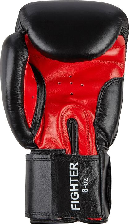 Produktbild Benlee Fighter Boxhandschuhe Leder Schwarz (16 OZ, One Size)