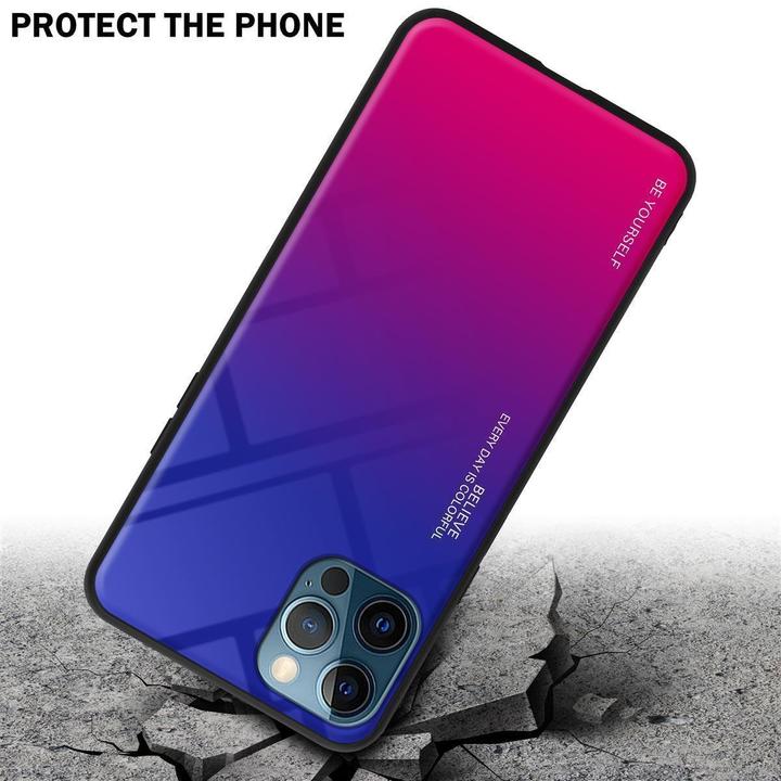 Productafbeelding Cadorabo TPU 2 Kleuren Glazen Hoesje (Apple iPhone 13)