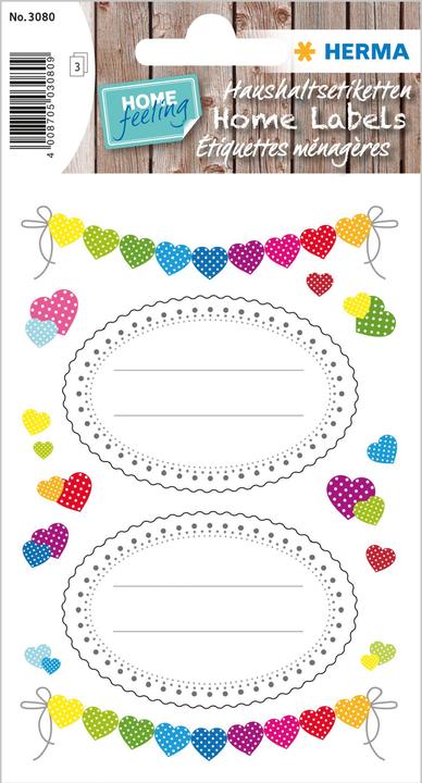 Actual product image HERMA Birthday stickers