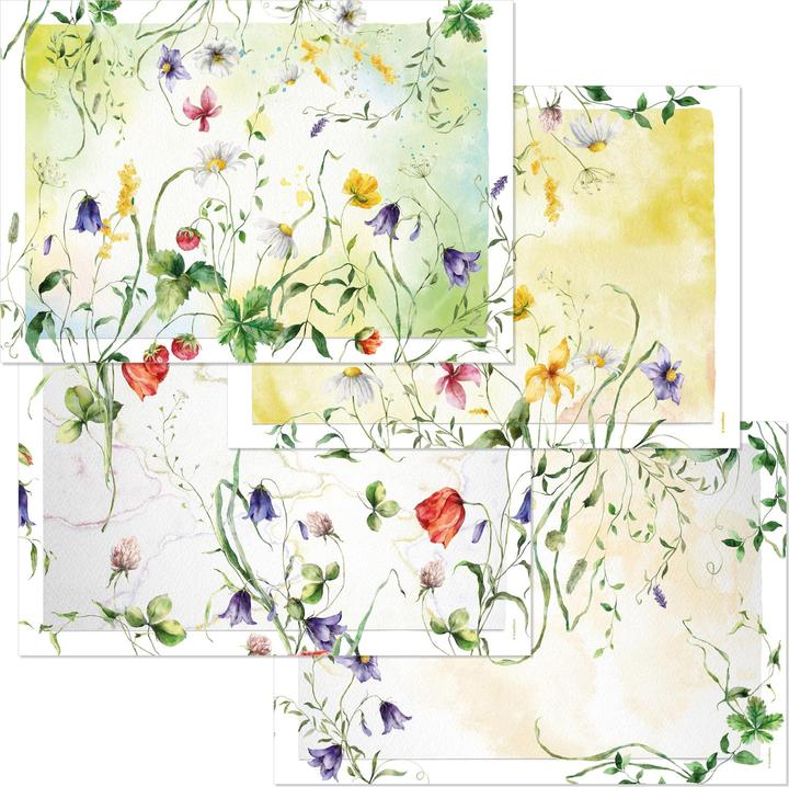 Trendform Papiertischset WILD FLOWER (48 Stk.)
