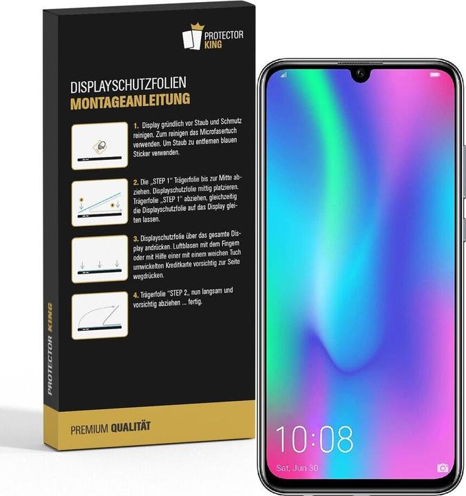 Produktbild Protectorking 3x Premium Displayschutzfolie 3D KLAR (3 Stück, Honor 10 Lite)