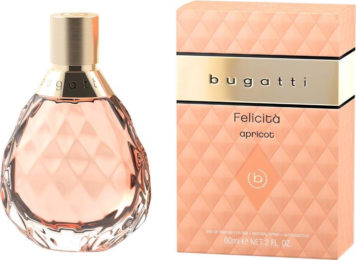 Actual product image Bugatti Felicita Apricot Eau De Parfum, 60 Ml (Eau de parfum, 60 ml)