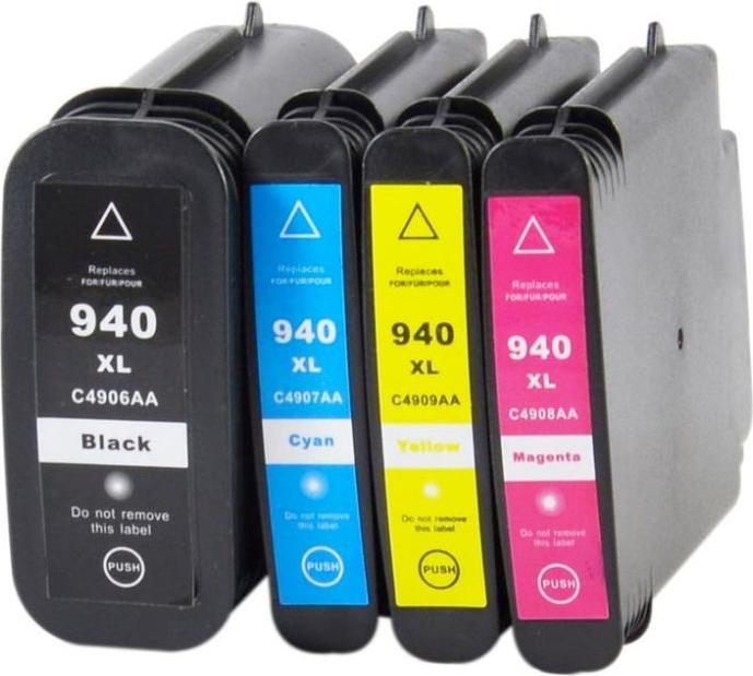 Produktbild Hermex Alternative Tintenpatrone zu HP 940 XL (M, C, Y, BK)