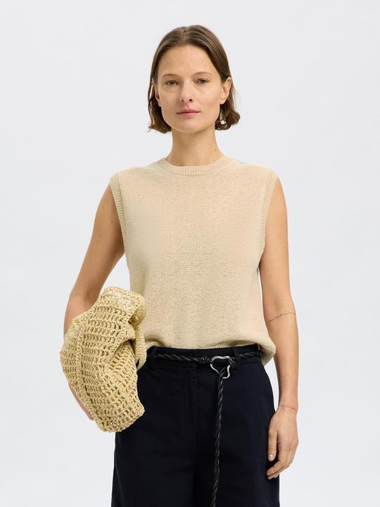 Actual product image Selected Femme Baumwollmix Strickweste (L)