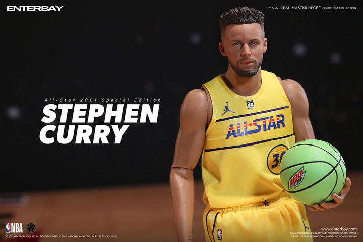 Produktbild Enterbay NBA Collection figurine Real Masterpiece 1/6 Stephen Curry All Star 2021 Special Edition 30 cm