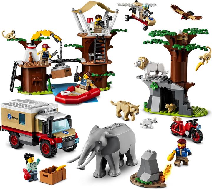 Immagine prodotto LEGO Campo di soccorso per animali (60307, LEGO City, Set LEGO rari)