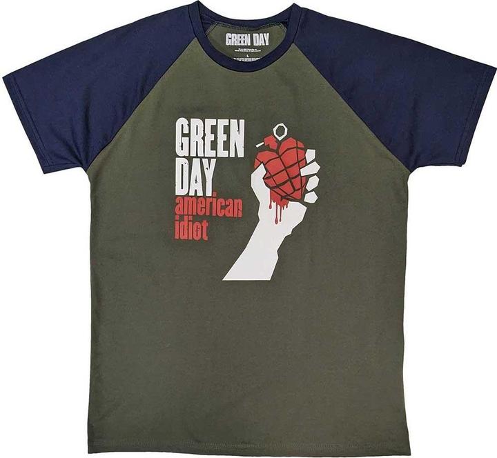 Green Day American Idiot TShirt Raglanärmel