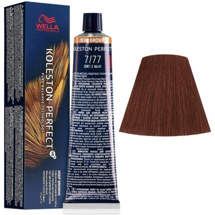 Wella Professional - Koleston Perfect ME™+ Deep Browns - Permanentnà barva na vlasy 7/77 (7, 77)