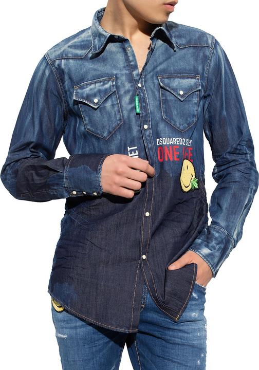 Actual product image Dsquared2 x Smiley Denim Shirt (48)