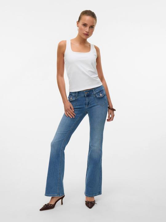 Actual product image Vero Moda VMJEAN Niedrige Taille Ausgestellt Jeans Ausgestellt (XS)