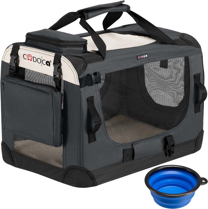 Cadoca Caisse de transport pour chiens (Chien, Pliable, Respirant)