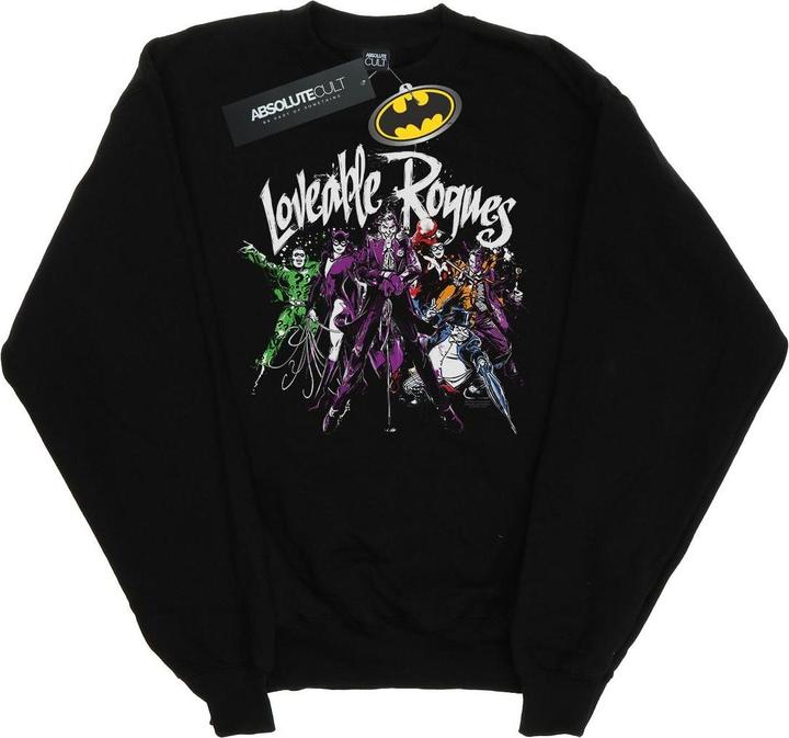 Immagine prodotto Felpa uomo Batman Loveable Rogues in cotone (XL)