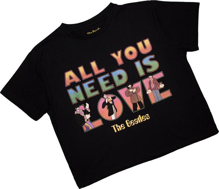 Immagine prodotto The Beatles Yellow Submarine AYNIL Stacked Maglietta Corta Donna (XS)