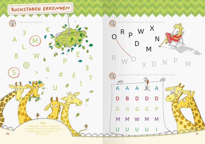 Produktbild Ravensburger Mein grosses Vorschulbuch: Buchstaben Zahlen Konzentration (Deutsch)