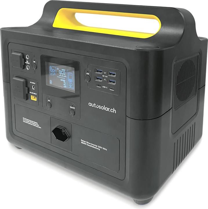 Image du produit Autosolar Générateur solaire 1200 Swiss Edition (1228 Wh, 15.50 kg)