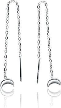 Image du produit JVD Long Silver Earrings Moon Svle2180xj60000