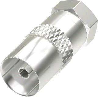 Produktbild Hama SAT-Adapter, F-Stecker - Koax-Kupplung (Antennenkabel)
