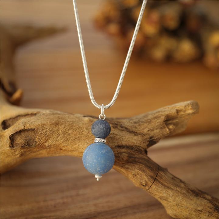 Produktbild Andreani Halskette mit Steinanhänger aus echtem blauen Aventurin (Echtes blauen Aventurin)