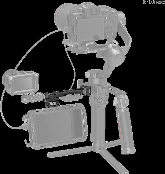 Actual product image SmallRig 3026 Monitor Mount met NATO Klem voor DJI RS 2 / RSC 2