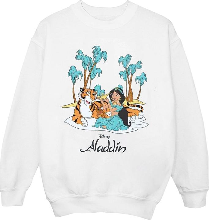 Disney Aladdin Jasmine Abu Rajah Beach Sweatshirt (L)
