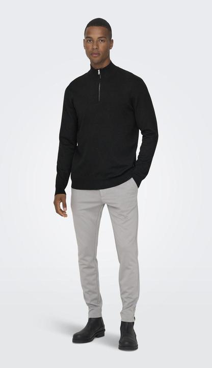 Immagine prodotto Only & Sons Maglione a maglia con mezza zip (XS)