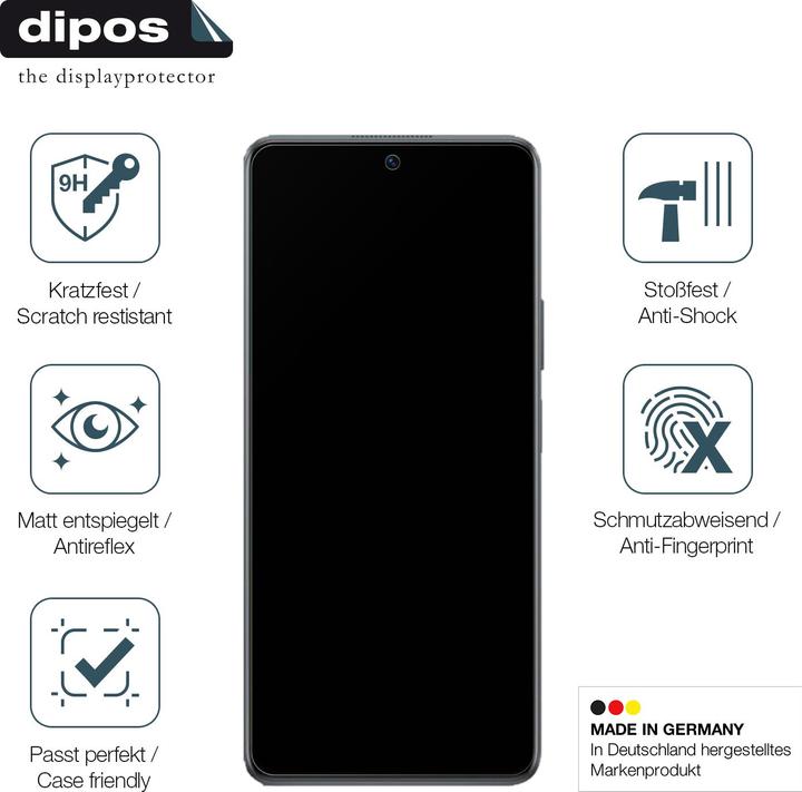 Produktbild Dipos Displayschutz Anti-Shock (2 Stück, Huawei Nova 11i)