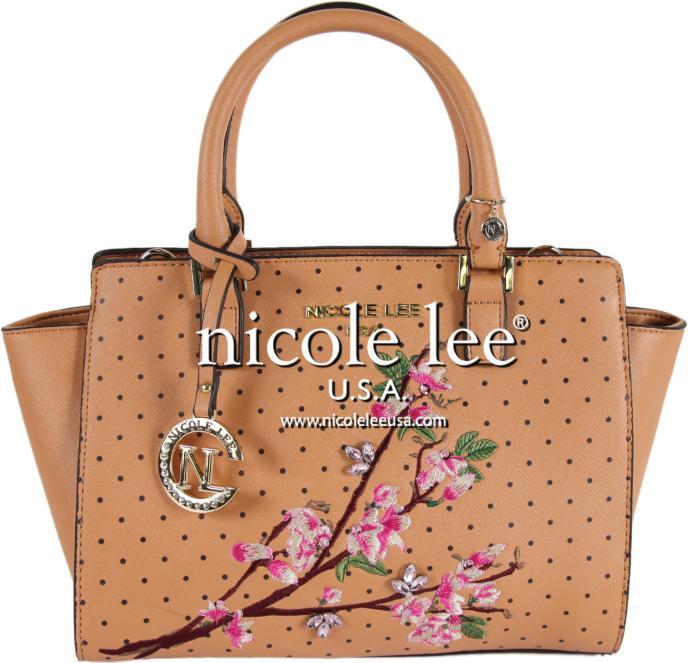 Produktbild Nicole Lee Handtasche "Kayley Floral" camel