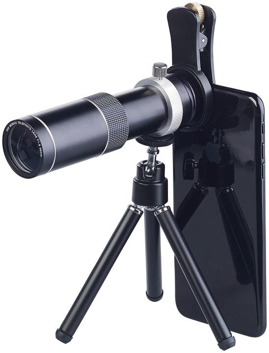 Produktbild Somikon Vorsatz-Tele-Objektiv für Smartphones (Metall)