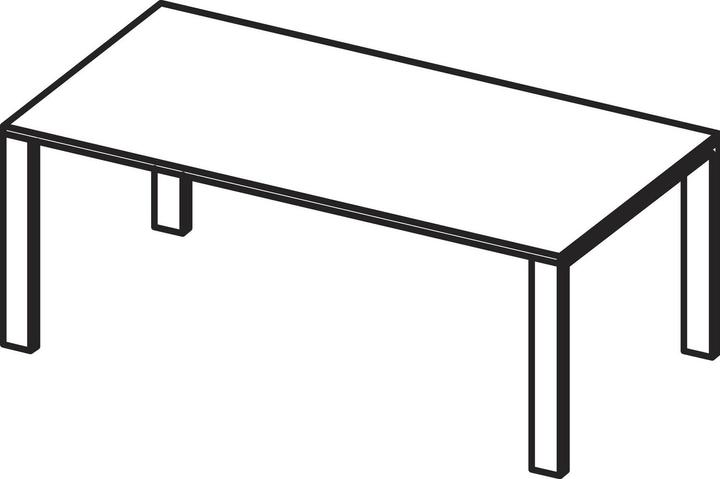 Produktbild Pöttker FRONTSLIDE Ausziehtischführung, ohne Bremse, Länge 1500, Tragkraft 90kg