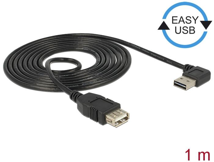 Produktbild Delock USB A – USB A (1 m, USB 2.0, 2.50 W)