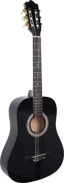 Produktbild NN BD 36 - Gitara klasyczna 3/4 do nauki BLACK (Konzertgitarre, Lindenholz, Nylon)