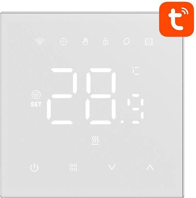 Productafbeelding Avatto Slimme thermostaat WT410-BH-3A-W Gasketel 3A WiFi