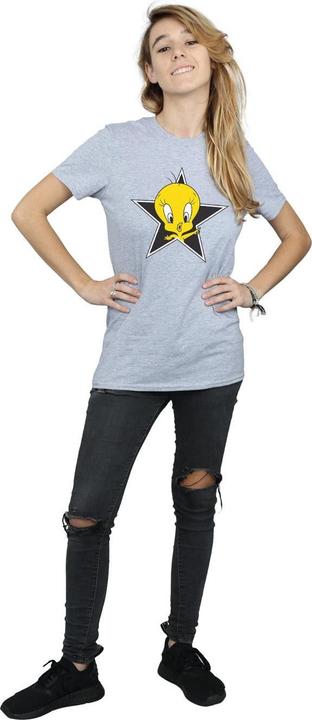 Immagine prodotto Looney Tunes Tweety Pie Star Maglietta Ampia Donna (M)