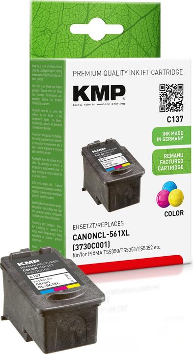 Immagine prodotto KMP Tinte sostituito CL561XL (3730C001) (M, C, Y)