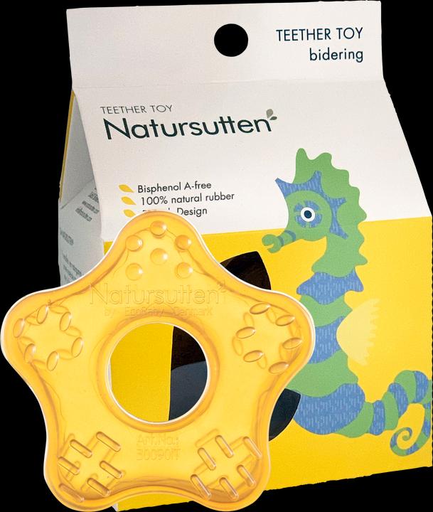 Produktbild Natursutten Bio Beissring Seestern 100% Naturkautschuk