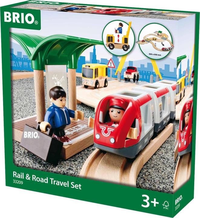 Produktbild Brio Set Strassen und Schienen Reisezug
