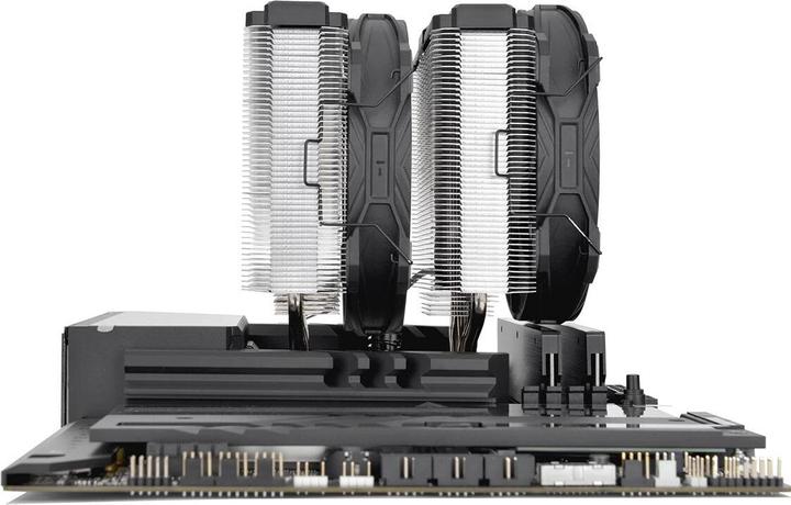 Produktbild Thermaltake TT TOUGHAIR 710 Air Cooler Dual Tower CL-P110-CA14GM-A (165 mm)