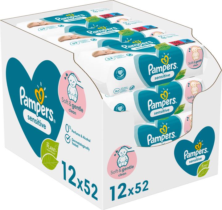 Actual product image Pampers Sensitive (624 Piece)