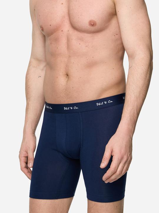 Immagine prodotto Phil & Co. Berlin Pantaloni retrò in jersey Boxer lunghi (L, confezione da 3)