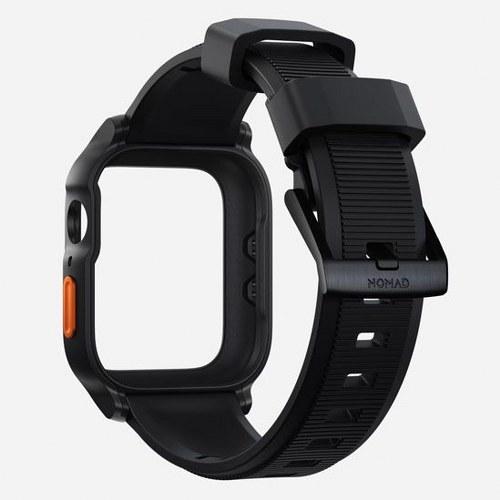 Produktbild Nomad Rugged Case -suojakotelo, Apple Watch 45 / 44 /, musta (FluoroKunststoff)