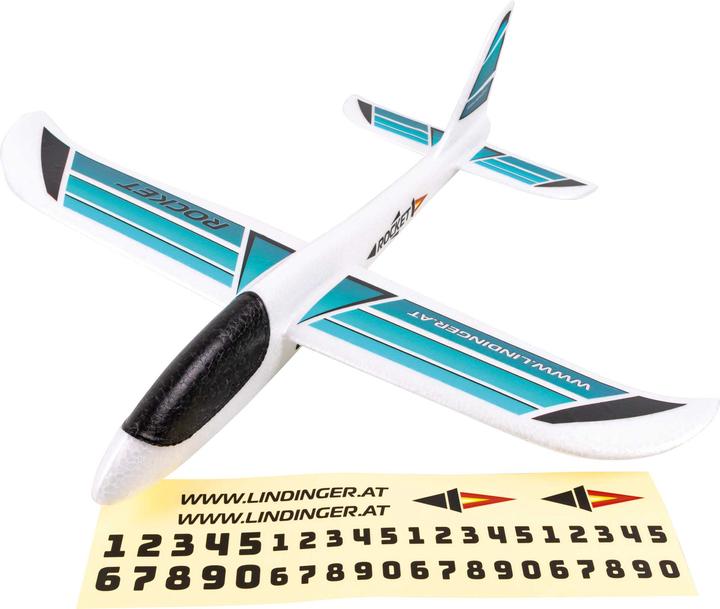 Produktbild Modellbau Lindinger Rocket" Freiflugmodell EPP 480mm Wurfgleiter (Segelflugzeug)