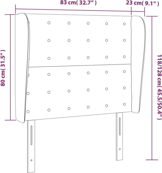 Actual product image VidaXL Olova (183 x 23 x 88 cm)